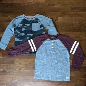 Set of 2 Boy’s Size 6 Long Sleeve Tees OshKosh
